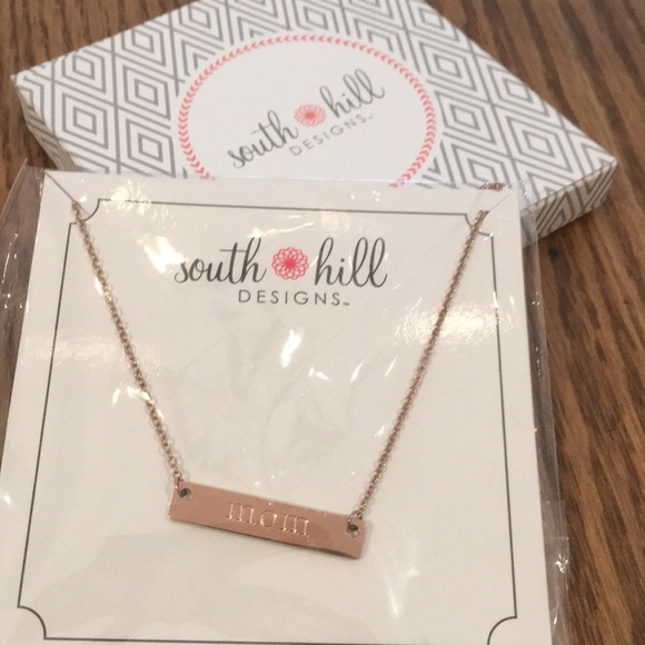 South Hill Designs Jewelry - Rose Gold Mom Bar Necklace South Hill Designs Jewelry - Rose Gold Mom Bar Necklace